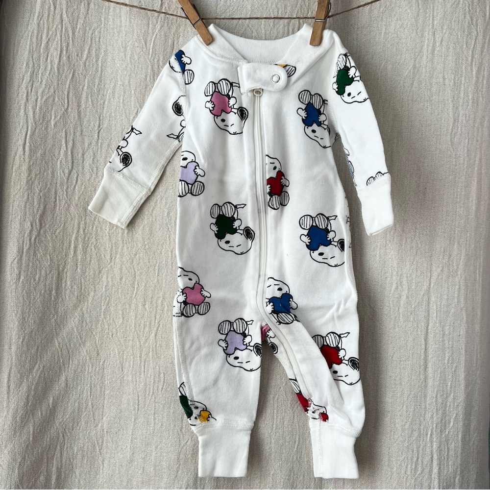 Hanna Andersson Snoopy Love Sleeper 0-3M